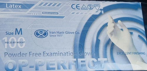 دستکش لاتکس اپی پرفکت بسته ۱۰۰عددی سایز مدیوم